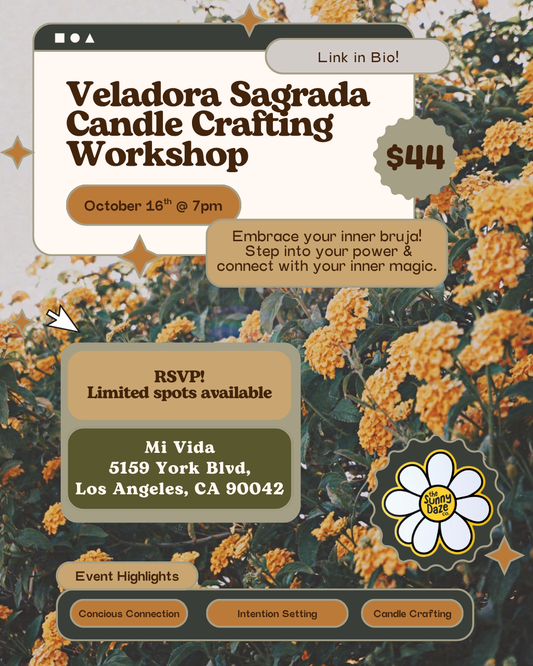 Veladora Sagrada Candle Crafting Workshop